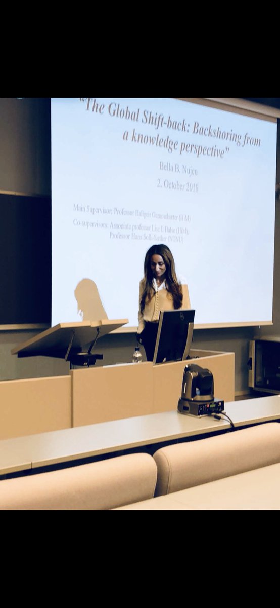 After4 years of work, I finally recived my PhD! Want to thank my beautiful family, my supervisors, my committee and the great audience on Tuesday for your warming support! #backshoring #reshoring #manufacturing #SCM #Knowledgeperspective. I truly appreciate you all, thx🙏🏽