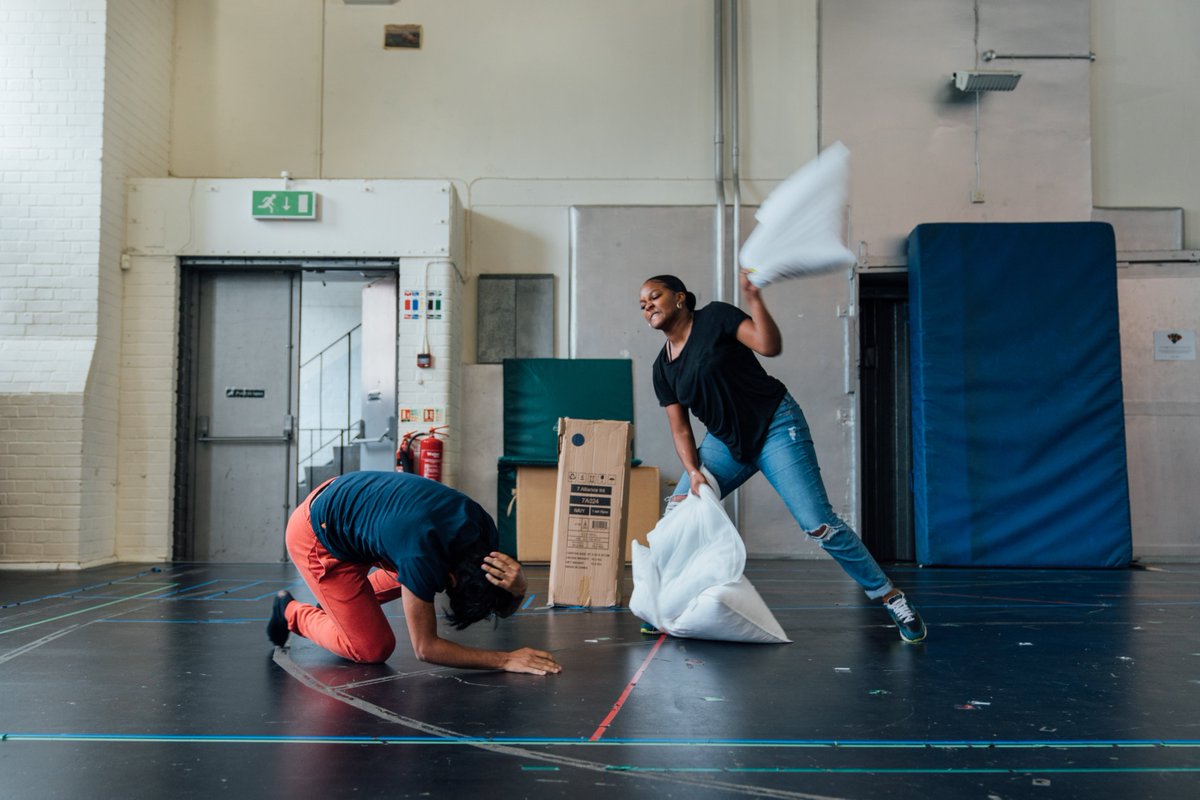 NYTofGB's tweet photo. In rehearsal with our 2018 @NYTREPcompany 

Catch them in action @sohotheatre in Victoria's Knickers, a brand new musical play from NYT Alumni Josh Azouz (Buggy Baby) and Ned Bennett (An Octoroon) from 27 Oct

https://t.co/vF2LBO8Ivw
#NYTVictoria https://t.co/2TwWArRNDH