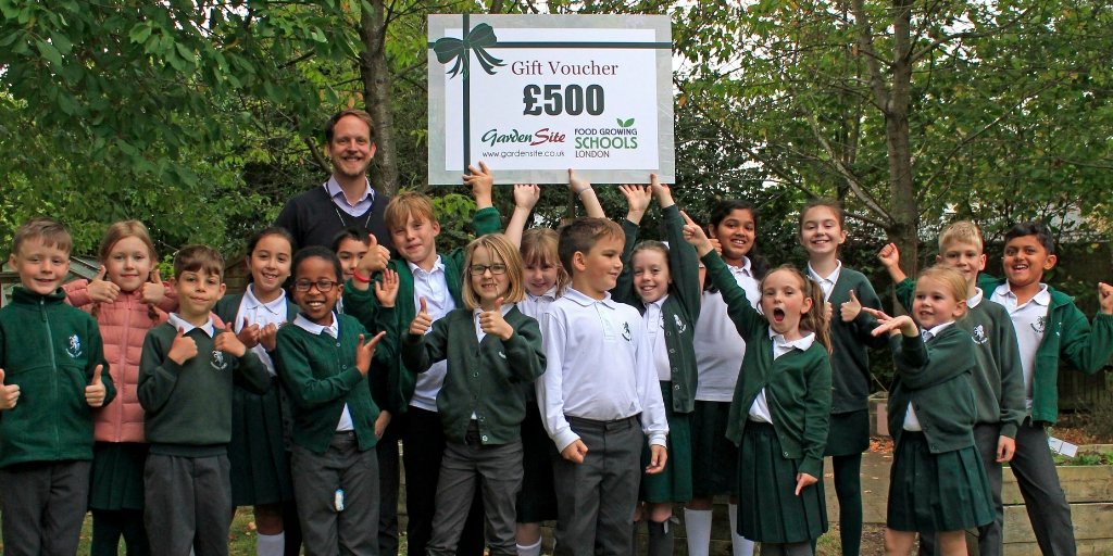 Congrats to the <a href="/WarrenPrimary/">Warren Primary</a> Eco Rep pupils who won our summer #GYOP competition! Thanks to <a href="/hallsgardensite/">GardenSite</a> for awarding them a generous prize to put towards developing their school garden! 👏 🌱 bit.ly/2OAI9AX