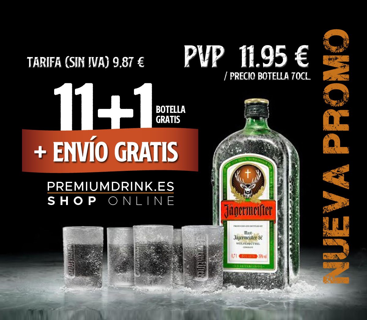 ❌ ¡ESTAMOS DE PROMO! ❌
Aprovecha nuestra oferta en #Jager y déjate llevar... 🦌
<a href="/PremiumDrinkEsp/">premiumdrink</a> , tu distribuidor oficial en #Málaga con los mejores precios para hostelería, bares y discotecas 🍸 ¡Consúltanos sin compromiso! Pedidos 👉 premiumdrink.es