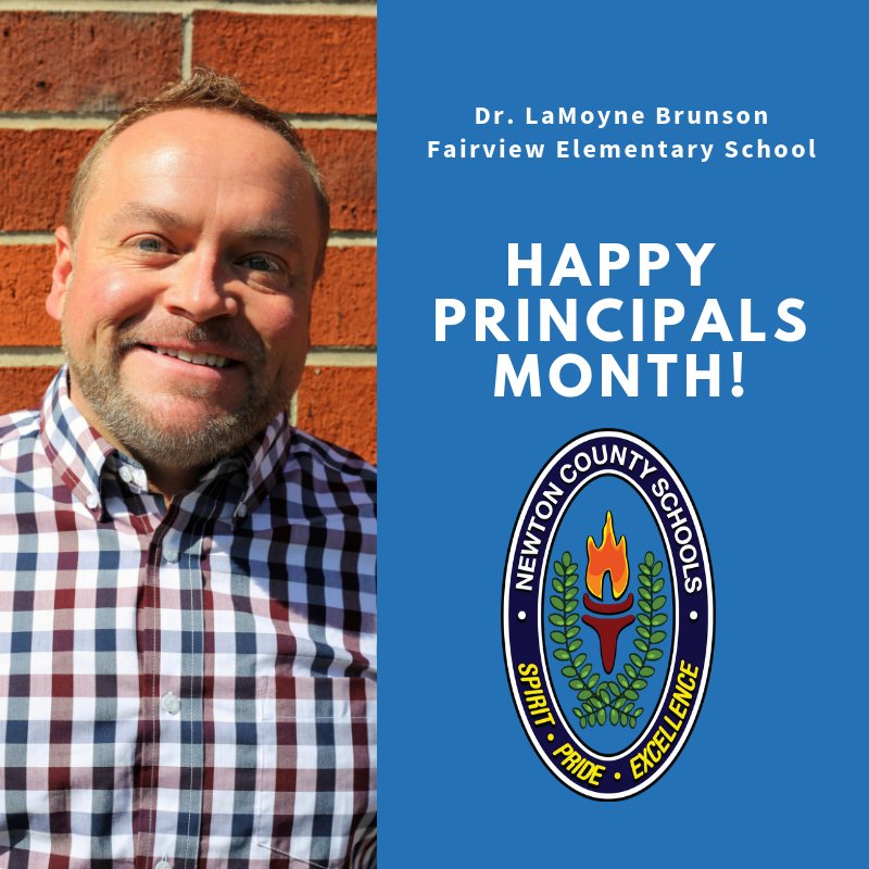 IT'S NATIONAL PRINCIPALS MONTH...this morning we present the amazing Dr. <a href="/NCSSBrunson/">Dr. LaMoyne Brunson</a> principal of <a href="/FairviewFves/">Fairview Elementary</a>  #NCSSBeTheBest