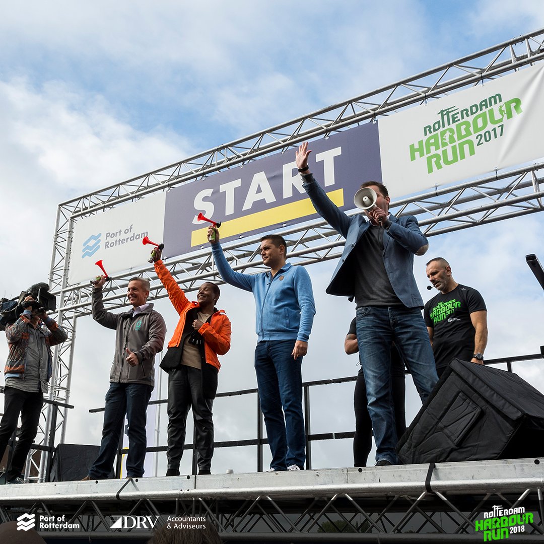 Dit jaar wordt het startschot verricht door de havenman van 2017: Pieter van Oord ⚓️ en Astrid Jonker van Port of Rotterdam. Klaar voor de start 🏁?