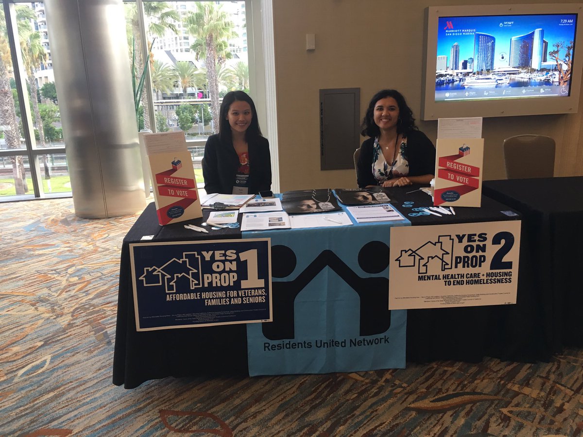 ResidentsUnited's tweet photo. @SDHFtweets is making sure everyone at their annual conference knows about Prop 1 & 2!!! #WeRUNSD https://t.co/2hFa5Lfq5m