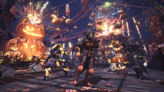 FrMonsterHunter's tweet photo. Rappel: le Festival d’automne finit ce soir sur consoles 😞 mais commence aujourd’hui et jusqu’au 18 octobre sur #MHWorldPC 🎃 https://t.co/1Jvxmt8Oob