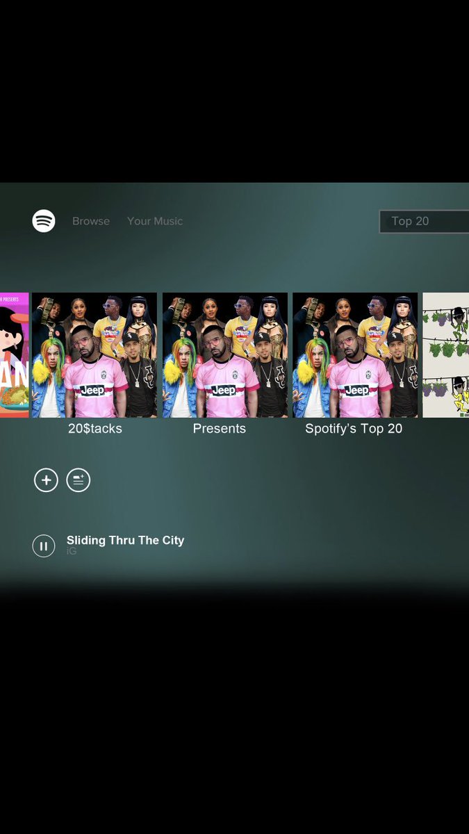 20StacksGCode's tweet image. Top 20 spotify playlist
👉🏾👉🏾spoti.fi/2PalCIv👈🏿👈🏿