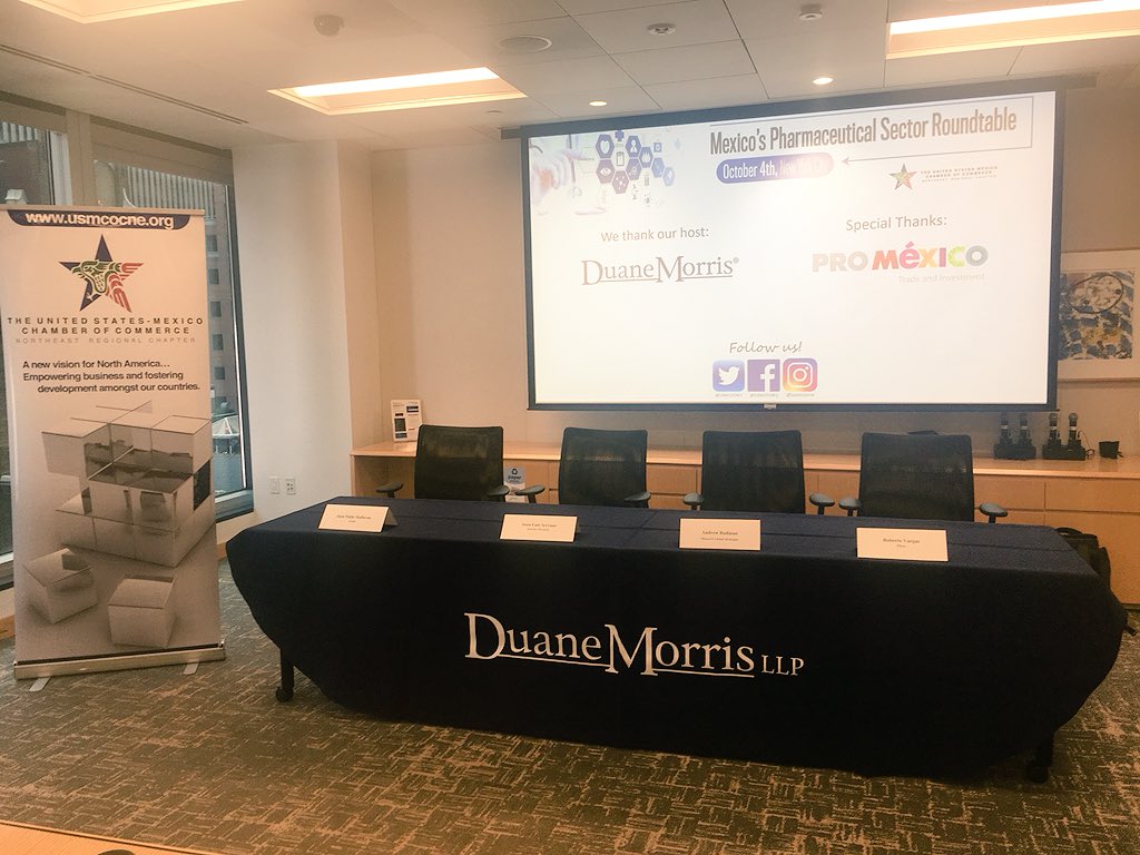 usmcocne1's tweet photo. Ready! #Pharma #Mexico #USMCA @DuaneMorrisLLP https://t.co/qRO0jDi7ke