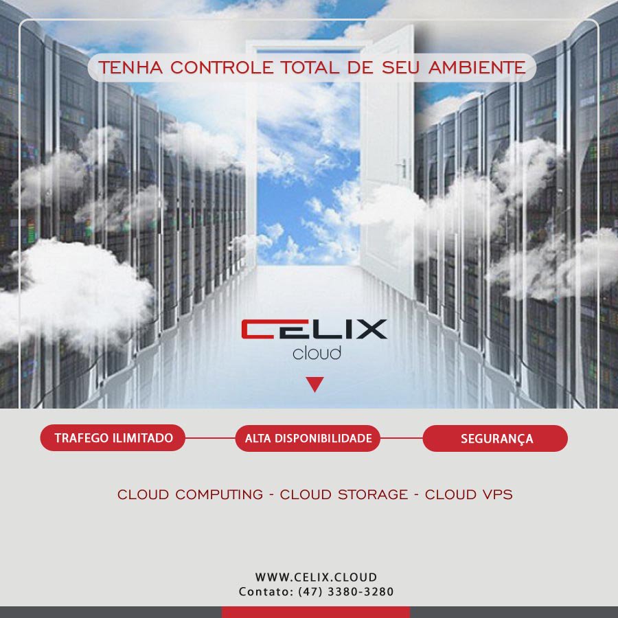 CelixCloud's tweet image. Venha para o mundo das Nuvens Você também!
#segurança  #altadisponibilidade #Cloud