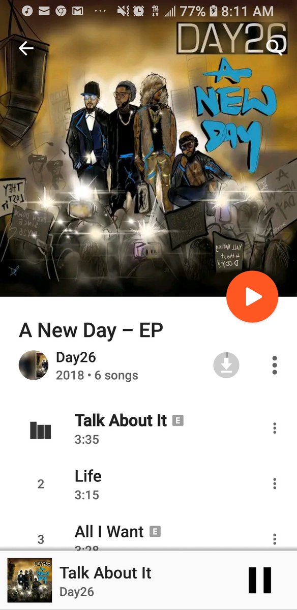 HoopsocietyCo's tweet photo. If You Looking For A Good Vibe And Some Good Music Check Out The New Album From @Day26Official  @WillieTaylor  the whole Album Is 🔥🔥🔥🔥🔥🔥🔥🔥 #OnRepeatAsIWorkOut https://t.co/NOhYOdj8i2