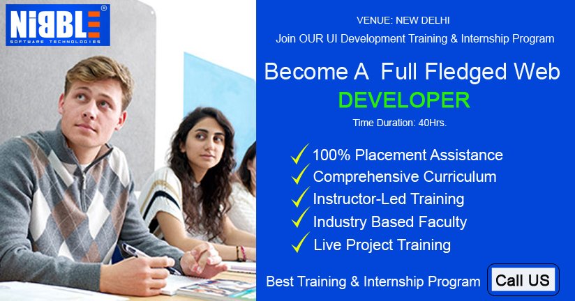 nibblesoftware's tweet image. Are you looking for a #Career in UI Developer?Become a successful We Developer in 15 Days(40 Hrs.) Visit us: bit.ly/2xcflnQ Call us: 011 4505 7345, 987 055 3636
#Webdevelopmentcourse #webdevelopertraining #python #phpcourse #javacourse #advancedjava #webprogrammer