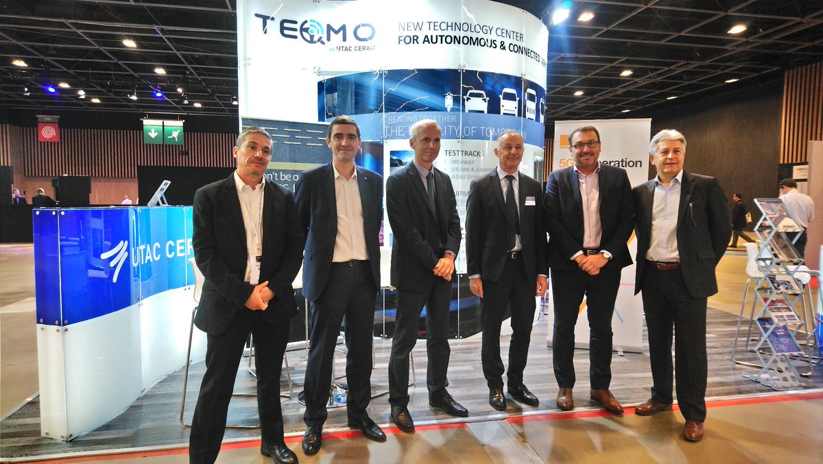 Happy to contribute in partnership with <a href="/EricssonFrance/">Ericsson France</a> to the launch by
 #UtacCeram of a new #innovation centre dedicated to #connectedvehicles
 #MondialTech #4G #5G #Connectivity utacceram.com/teqmo