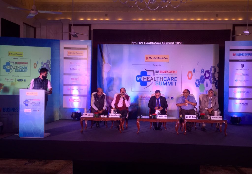 BWBusinessworld's tweet image. Panel Discussion on “Delivering ‘Care’ in Healthcare” at @lalpathlabs Presents @BWBusinessworld 5th Healthcare Summit Co-Powered by @Thyrocare and @ASTERHealthcare at @imperialdelhi

#HCSummit