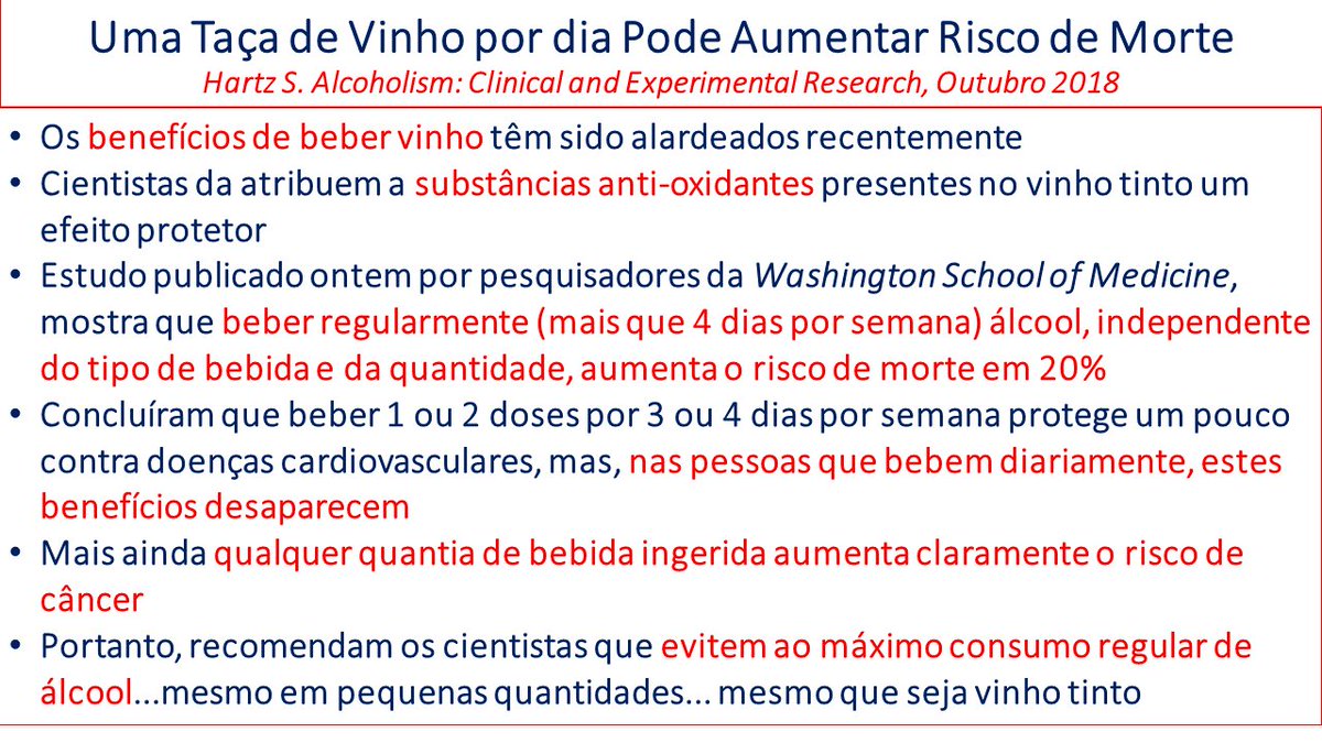 oncodicas's tweet image. Alcool aumenta as chances de morte, independente do tipo de bebida!

Novo estudo científico alerta: Beber álcool regularmente é perigoso!

Risco de câncer aumento com álcool independente da quantidade ingerida!