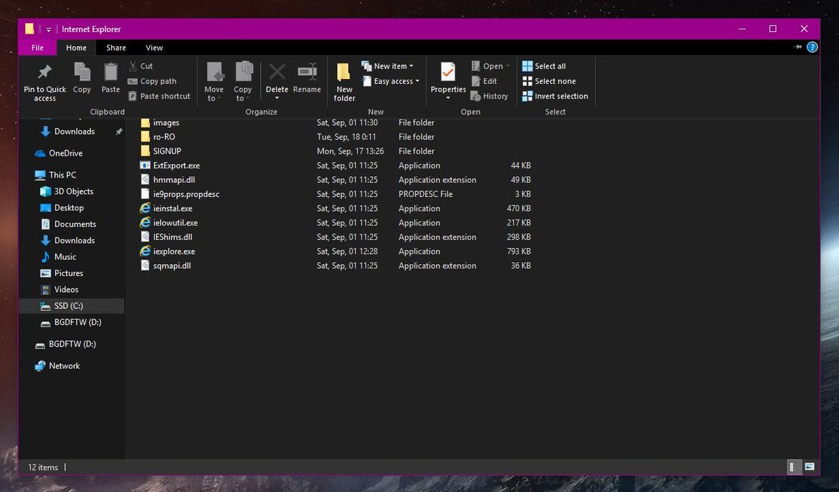 Softpedia's tweet image. What Do You Think of Windows 10 Version 1809’s Dark Theme for File Explorer? buff.ly/2yc6kvl #Microsoft #Windows10 #windows10octoberupdate