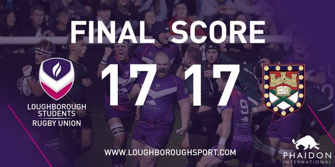 thehogstopuk's tweet photo. Exciting finish to last nights @LboroRugby match. Great to serve  @LboroSport students and Saracens scout! https://t.co/pQ2uPxUEyN