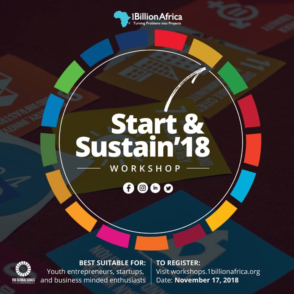 BusyHiveGroup's tweet photo. We’re excited to be partnering with @1BillionAfrica for this year’s Start and Sustain workshop. Register now! #SASW18 #SDGs #yourproject #thrive #youth #entrepreneurship #africa #turningProblemsIntoProject #vision #workshop #GlobalGoals #2030
https://t.co/18UkDDZLUx https://t.co/29j6w7BIbn