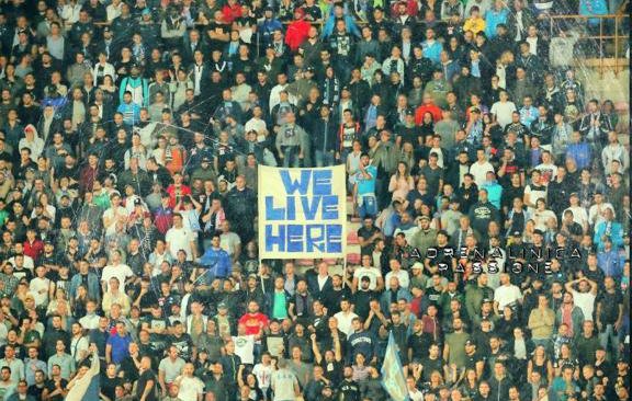 We Live Here! #NapoliLiverpool #stadiosanpaolo