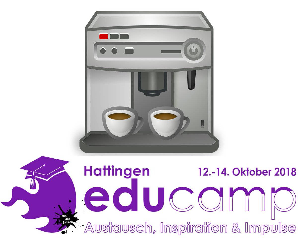 EduCamps's tweet image. Das #echat18 sucht Kaffeemaschinen! 
Wer möchte und kann seine Kaffeemaschine mitbringen? 
Am Besten wären Pad-Maschinen. Wir werden Pads bereithalten. 
4 Maschinen wären optimal.

Wenn Du helfen kannst, trage Dich doch bitte hier ein:
unserpad.de/p/echat18-kaff…

Danke! #echat18