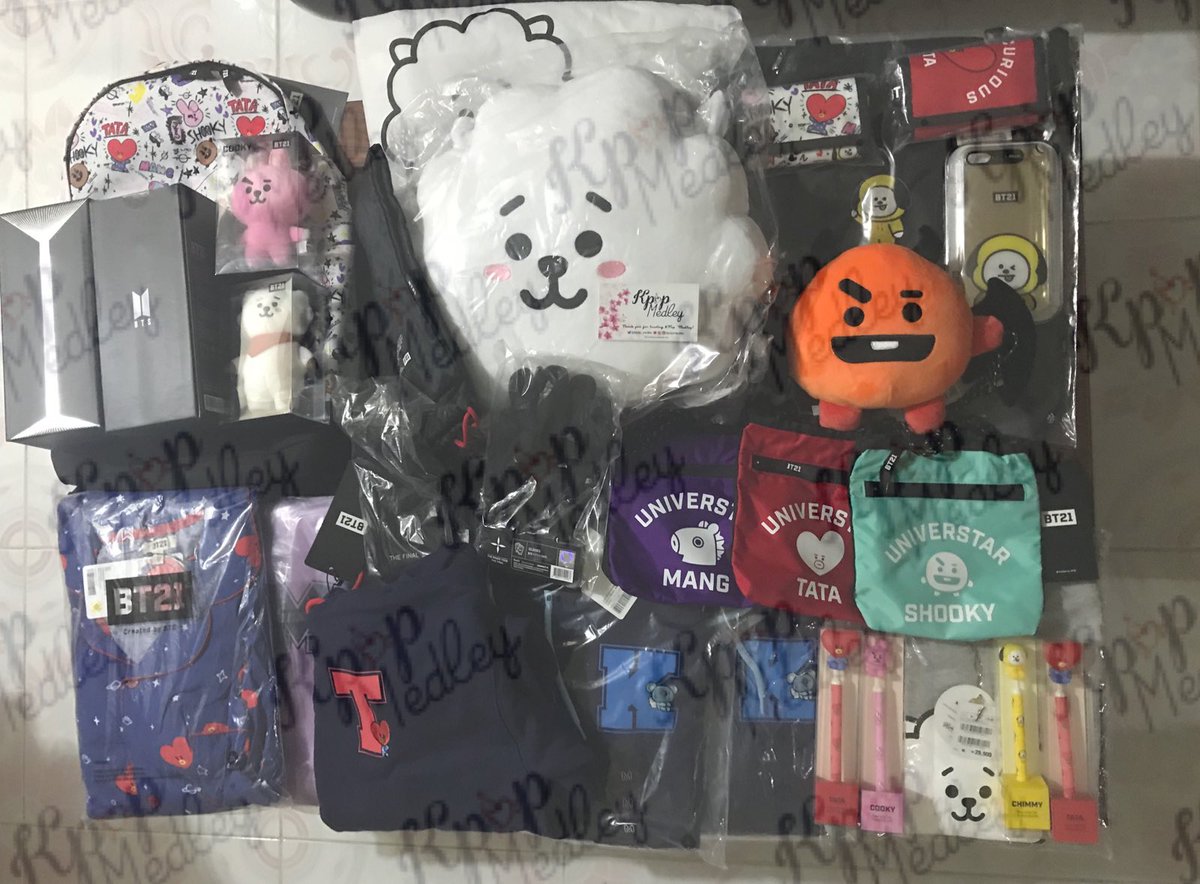 bt21 drawstring bag
