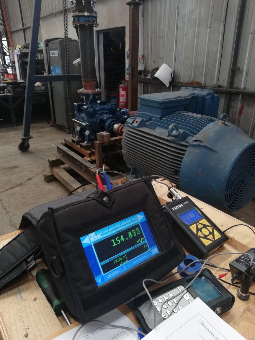 Fluintek's tweet photo. BANCO DE PRUEBAS FLUINTEK Se realizan periódicamente evaluaciones a equipos. En esta ocasión se prueba bomba multietapa, verificando caudal, presión, RPM, temperatura, torque y vibraciones, obteniendo curvas hidráulicas de funcionamiento @nuevamineria @ReporteMinero @RediminChile https://t.co/uon8WszW1c