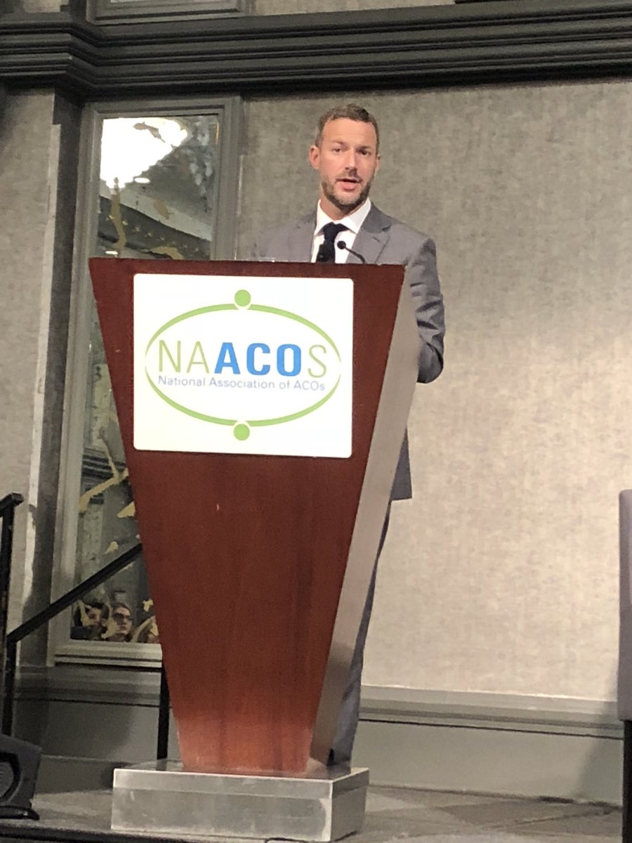 DV_ACO's tweet photo. Opening of #NAACOSfall2018 by Adam Boehler @CMSinnovates “thank you for doing what is right, not what is easy” to 700 #aco attendees https://t.co/gDNZDJ8ep2