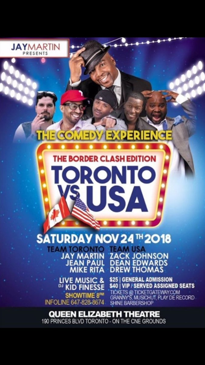 Finally! You requested, we delivered! TO come &amp; support us as we take on some strong American comedians in a laugh battle! This will be for the Americans Thanksgiving! The comedy experience returns for your comedic pleasure 🤣😂😅😂🤪😆😁😄. We will not lose! Laugh therapy awaits