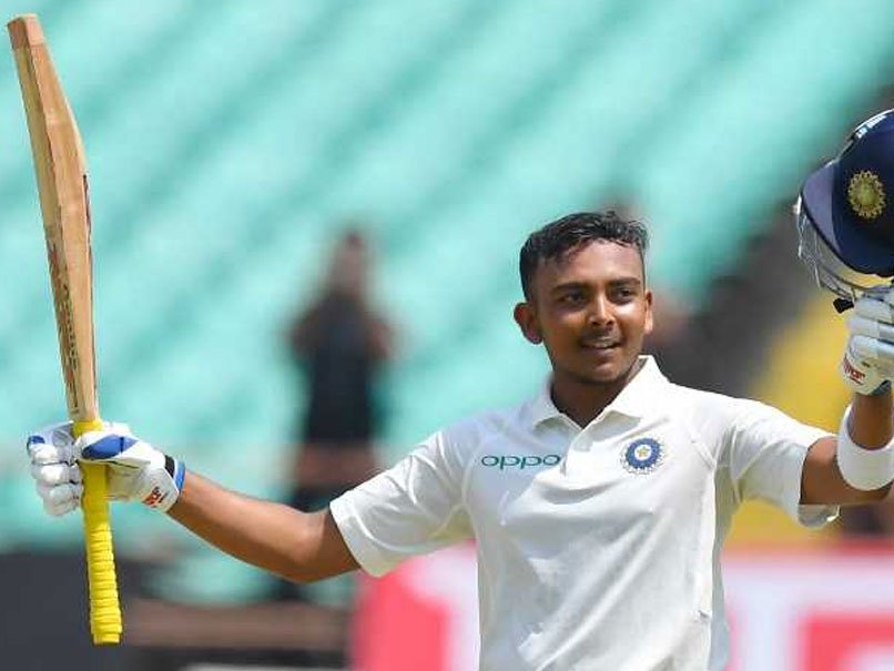 pragyanet15's tweet photo. India vs West Indies: Prithvi Shaw slams Test century on debut, second youngest Indian Test centurion after Sachin Tendulkar https://t.co/iiD6z1qFHO