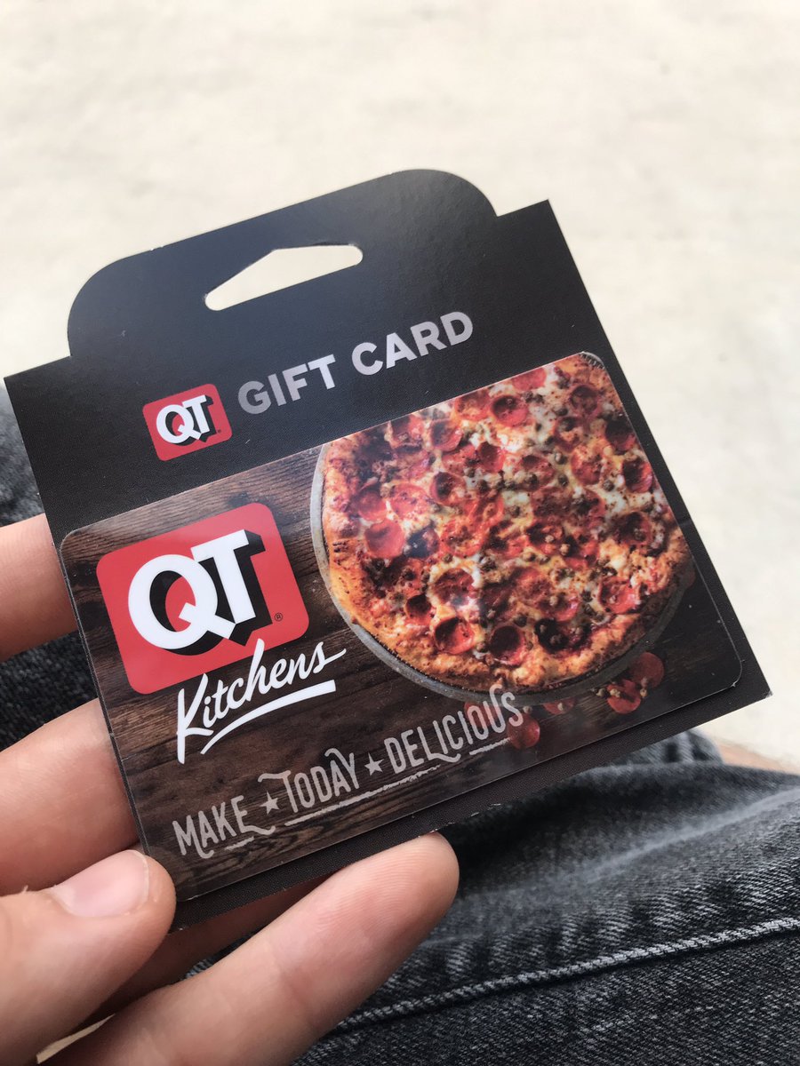 how much is on my qt gift card