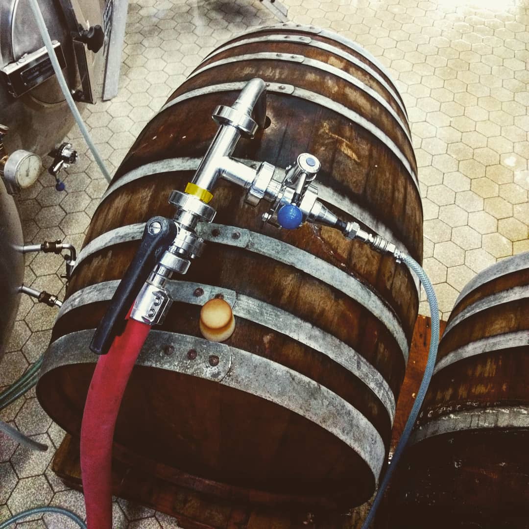 BrewAgeAustria's tweet photo. We just filled some future Holzknacker into local Whisky and Rum Barrels. Expect tasty Results in 6-9 Month! 🤘🍺 #timeforgoodbeer https://t.co/YwKSb3RHEb