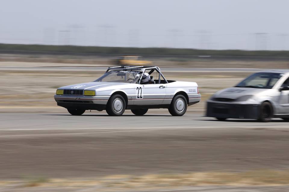24hoursoflemons's tweet image. Winner on Index of Effluency, 2018 Button Turrible Bafflingly Presented by @YokohamaTC: Ran When Parked Racing, 1987 Cadillac Allanté.

#ButtonTurrible #Yokohama #24HoursOfLemons #Lemons#LemonsWorld