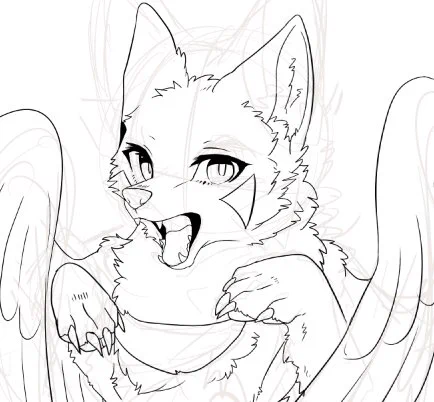 あまりにもお絵かき晒してないのはあれなので途中な名犬をスッ。 
