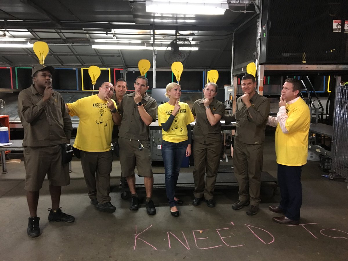 ShannonUPS_RN's tweet photo. Downtown Center showing the new drivers what they Knee’d to Know!!!! https://t.co/HobWzKA0o6