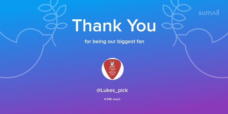 RecordPicks's tweet image. Our biggest fans this week: @Lukes_pick. Thank you! via sumall.com/thankyou?utm_s…
