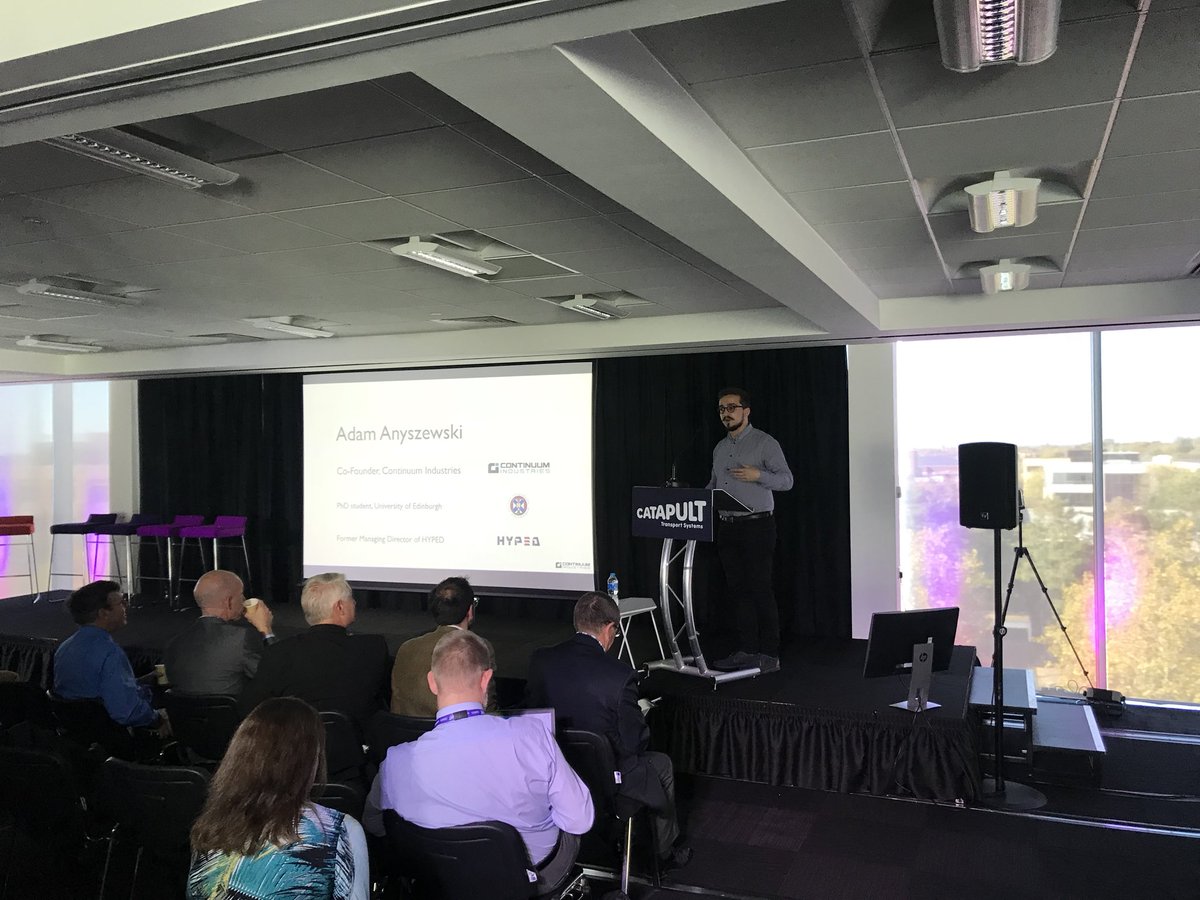 TSCatapult's tweet photo. Adam Anyszewski from @ContinuumInd kicks off the afternoon session of our #Hyperloop conference. Watch Adam on the live stream https://t.co/D9nNFcIbdx https://t.co/izm0EXU1qj