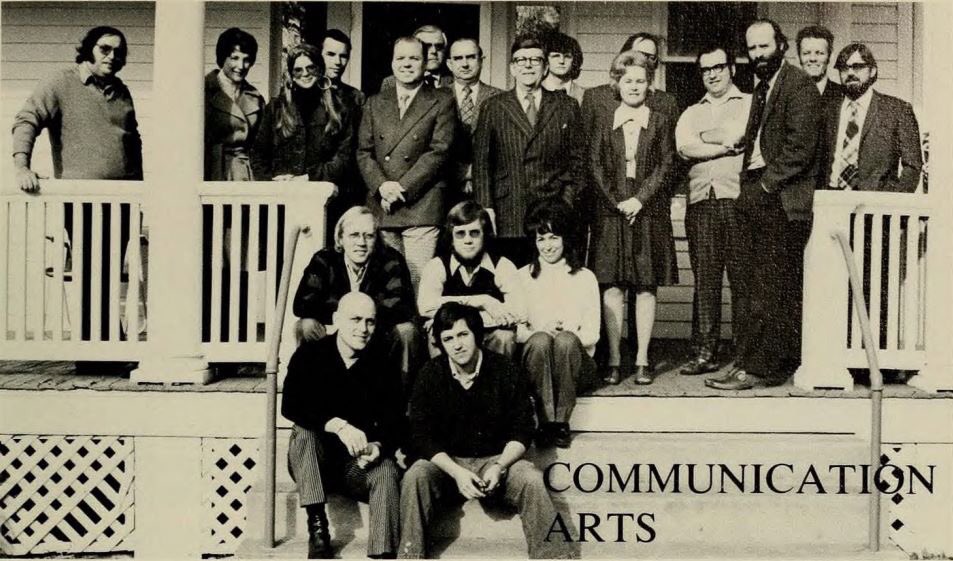 #tbt to the 1974 Communication faculty