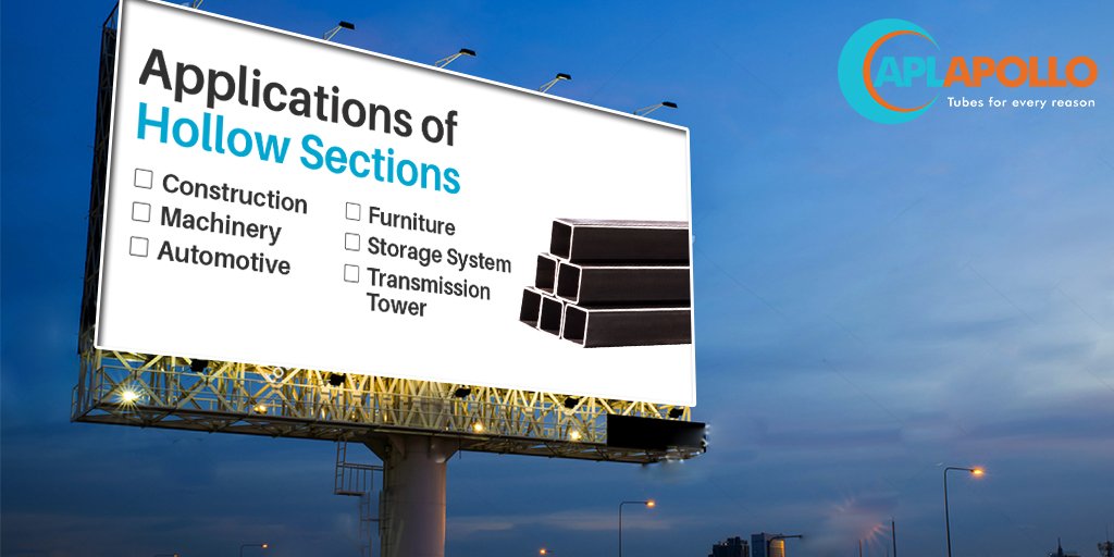 aplapollo_tubes's tweet photo. APL Apollo Hollow Sections are used for construction in various industries due to its high tensile strength and low weight.
Read more about Hollow Sections here: https://t.co/DM90kxrN6j
#APLApollo #SteelTubes #SteelPipes #HollowSections #CustomisedSizes #DirectFormingTechnology https://t.co/hi4ogP54if