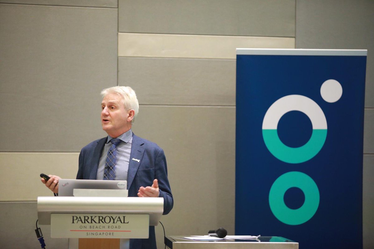 Dualog_News's tweet photo. "Listening to our customers is the only way forward", says Morten Lind-Olsen, CEO of Dualog. 
.
.
#dualog #dualoguserconference18 #seewhatsnext #yourdigitalplatformatsea #Maritime #Shipping #Shippingindustry #futureofshipping https://t.co/0Bp9M3KWCo