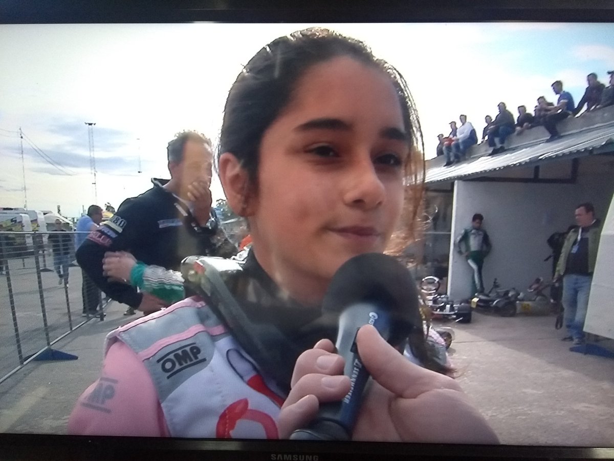 OlaecheaFran's tweet photo. Ella es Mairú Herrera Ahuad, la niña de 13 años que corre el @argentinodekart , representa a Posadas(Misiones). Corre en Zaffaroni Kart.
La única dama en el Campeonato. Felicitaciones!!
@maturace 
@FrancoOlaechea https://t.co/Zc21HJUu58