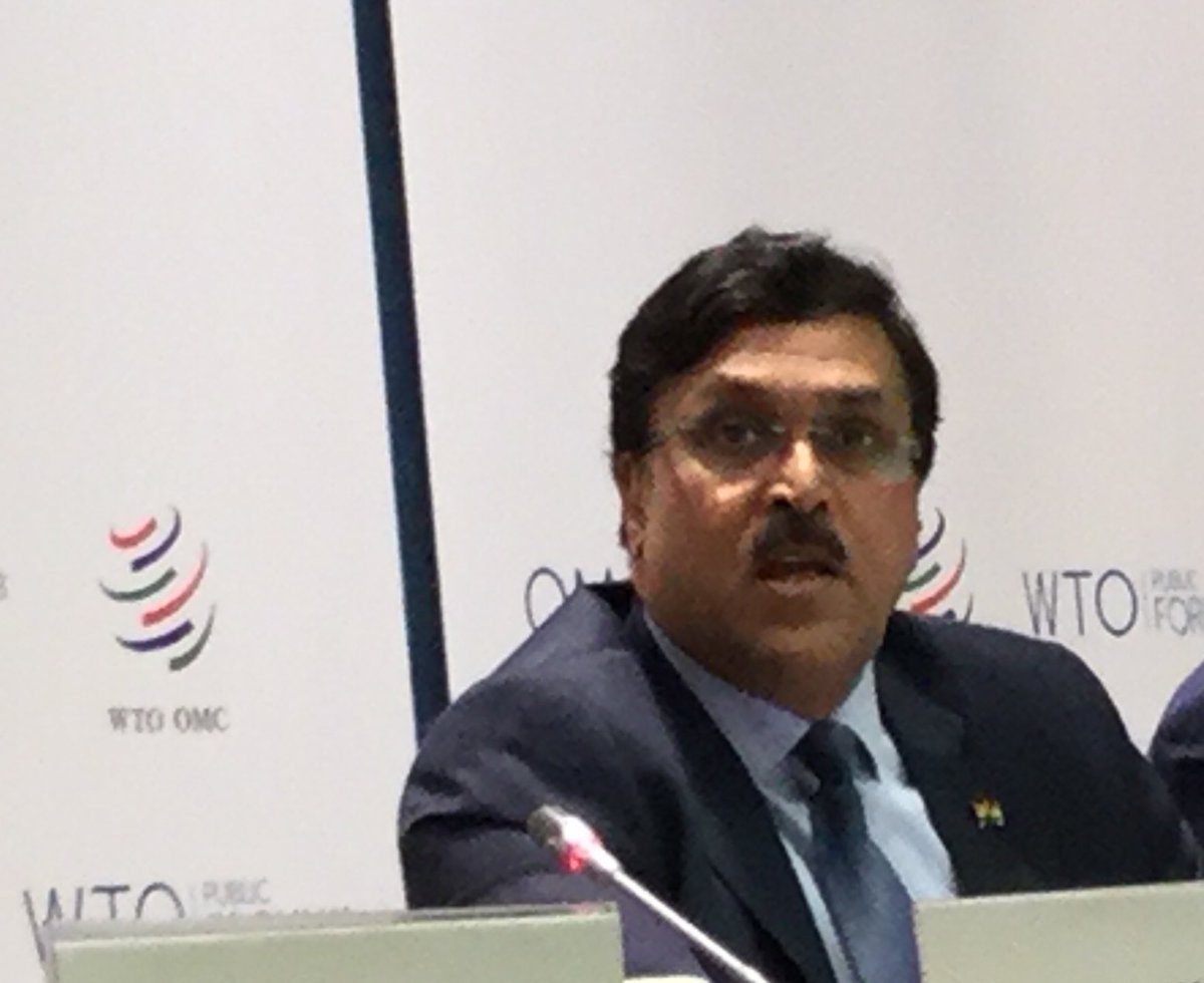 NoelClehane's tweet image. Indian Ambassador to @WTO JS Deepak highlights the asymmetries which hold back developing countries from using #eCommerce to drive economic growth e.g.  #DigitalDivide #TechnologyChange #DigitalLiteracy but offers solutions also! #DigitalIndia
