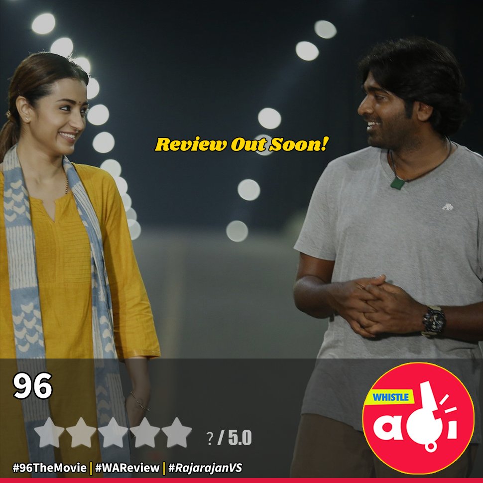 WhistleAdi's tweet photo. Stay Tuned for #96TheMovie Review by #RajarajanVS!

#WAReview @rajaiif https://t.co/ycrOU3YOBV