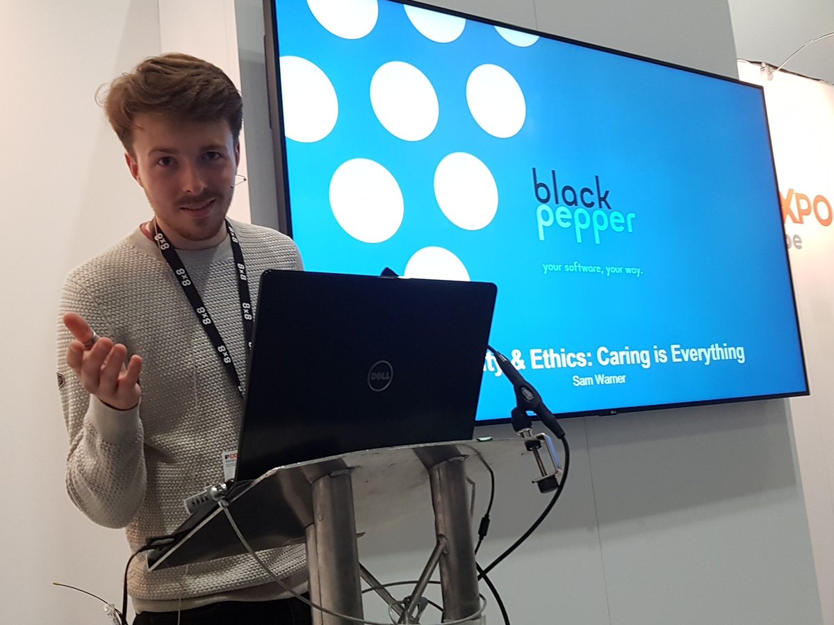 Nik_Mouz's tweet image. At #IPEXPOEurope waiting for @sjwarner_&apos;s talk: Mortality &amp;amp; Ethics: Caring is Everything. I really really recommend this talk. #AI #EthicalSoftware #ML #agile @BlackPepperLtd