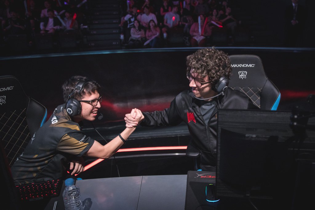 inF_Monrrow's tweet photo. Salimos segundos en el grupo de la muerte de #worlds2018 

Ahora se viene el BO5
Esto aún no termina. Estamos acá para romperla. 

Gracias a todos por ese apoyo.

#goinfinity2018  @InFinitye_sport https://t.co/bkMQgfZXdN