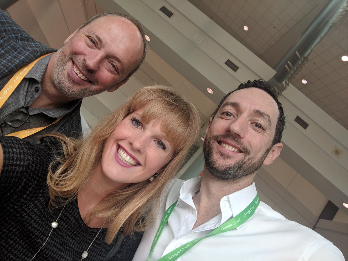 Sarah_Masotti's tweet photo. @philgrosch @ariefisher funny seeing you here! #googlecloudsummit @PwC https://t.co/7kETTHaVuF