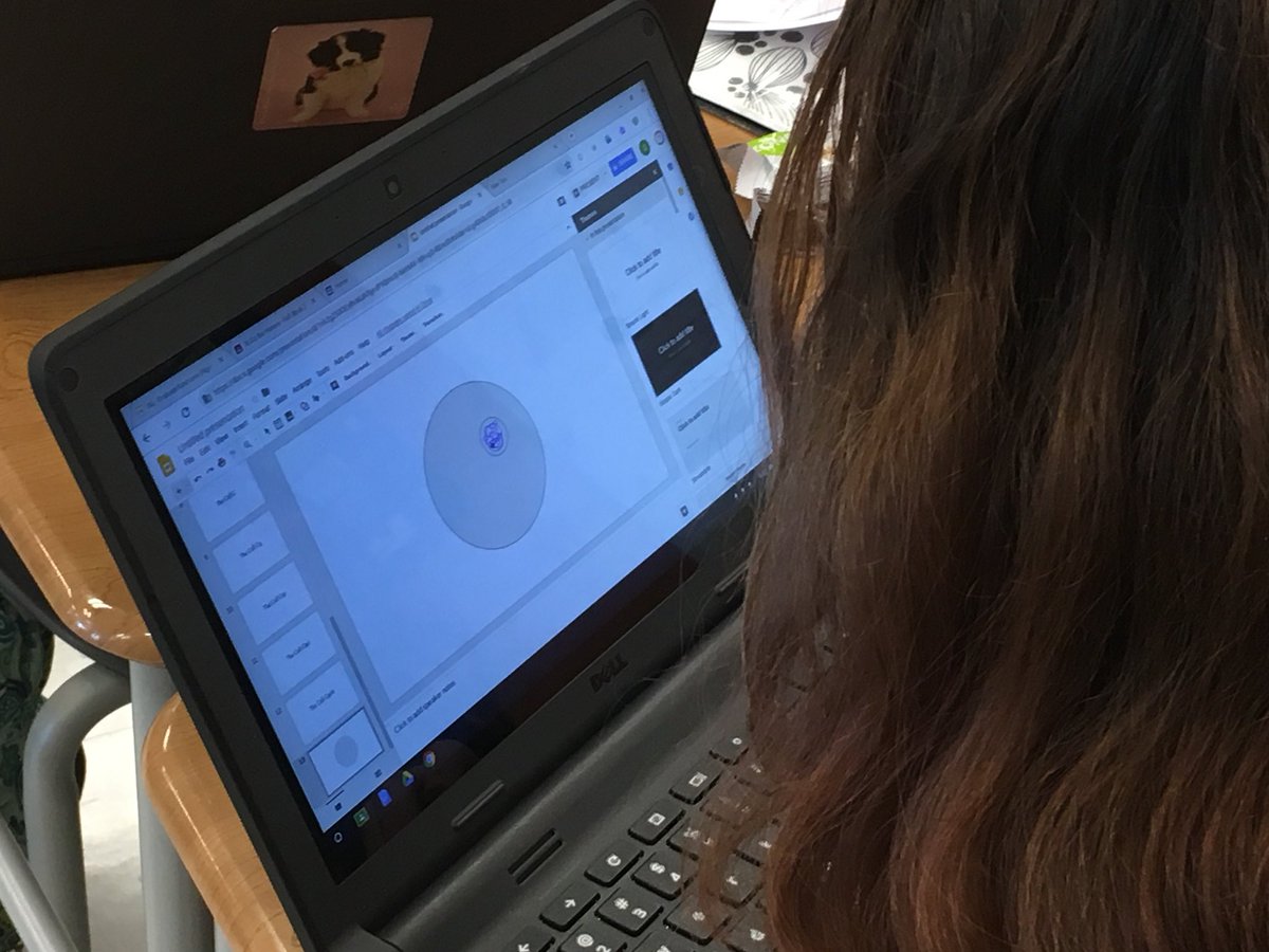 DougWickham's tweet photo. Ss in Mrs. St. Germain’s bio classes @BburgHSBruins making stop motion videos of the mitosis process using Google Slides #techsauce #WeTechAtBHS #mcps1to1 https://t.co/i3Lo41GOYa
