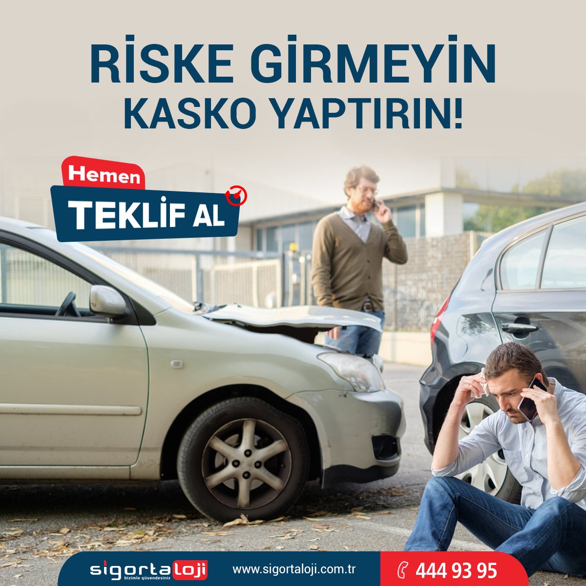 Trafikte karşılaşabileceğiniz risklere karşı Kasko Sigortası yaptırarak tedbirinizi önceden alın.

sigortaloji.com
#Sigortaloji #Sigorta #Kasko #Trafik