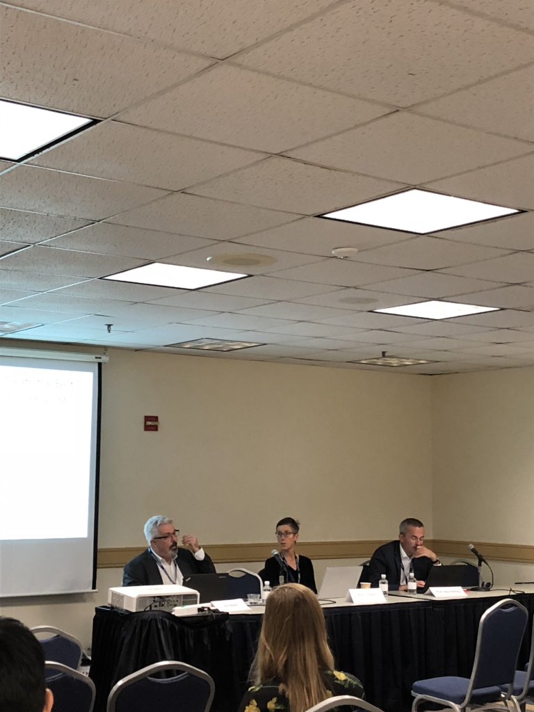 AMWitt's tweet photo. @jonneiditz of @KTS_Law discusses #CCPA, #GDPR, knowledge assets, cybersecurity and potential federal law with co-panelists from Microsoft and the Härting law firm from Berlin. #PSF2018 @privsecforum https://t.co/ebnUNSZOpt