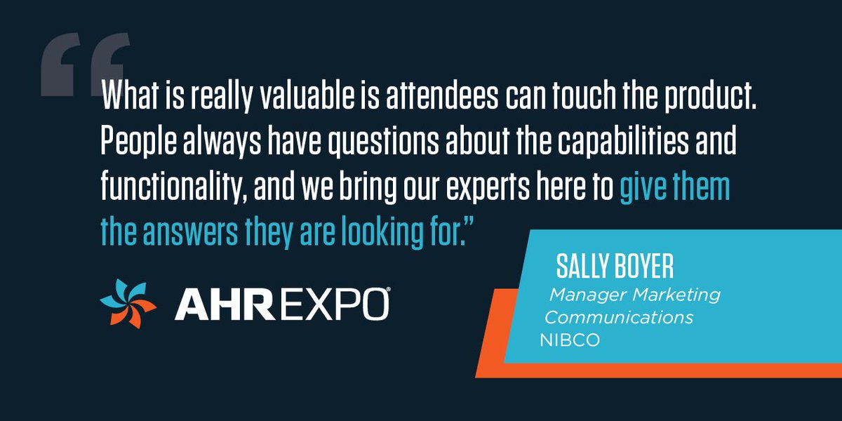 The #AHRexpo features exhibitors from all areas of the #HVACR industry! View the full range of product categories here: ahrexpo.com/about/#product…
