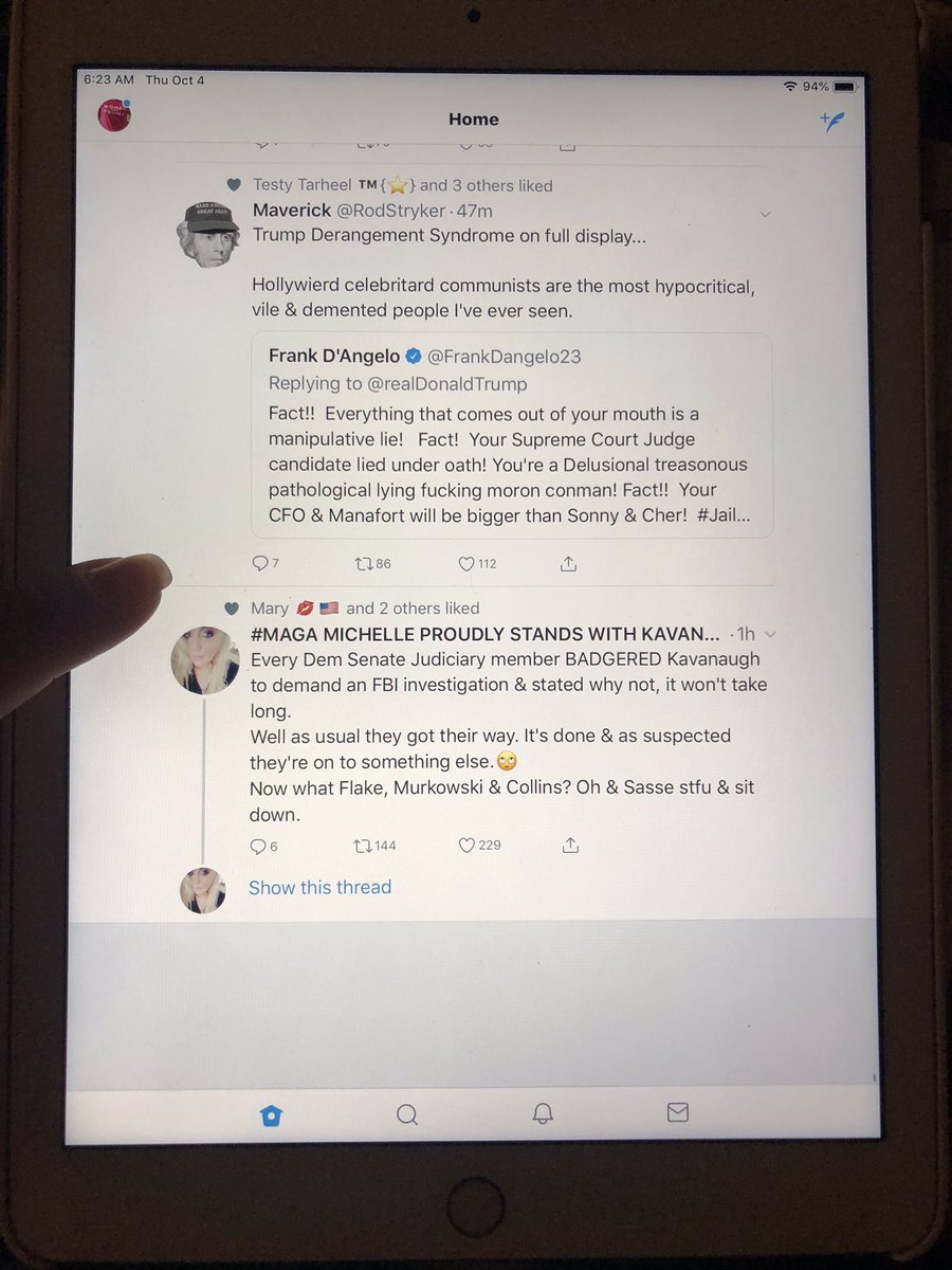 Babe_USA_Wifey's tweet photo. Hey Twitter, where’s the rest of my feed? There’s no way I got to the end in only 20 minutes 🤬 limiting what I can see? #twittercontrol https://t.co/oFNVz4N3rr