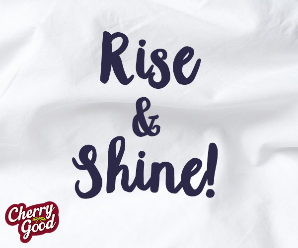 CherryGoodJuice's tweet photo. Finding it hard to catch those precious 💤?
Our top tip is to get up and go! Waking up early, avoiding naps and having an active day may help you reach the land of nod sooner! #CherryGoodNight https://t.co/s7j1TProWP