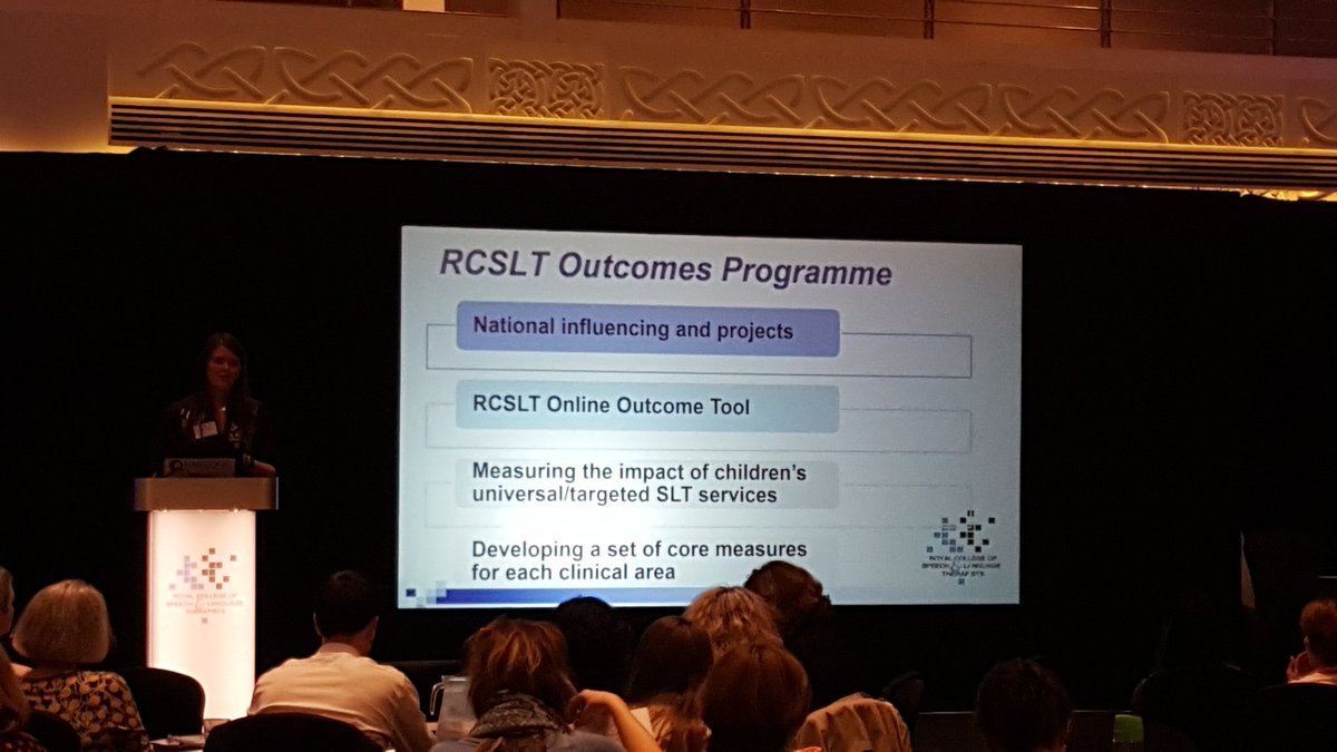 AmitSaLT's tweet image. Kathryn moyse outlining @RCSLT programmes to support members to collect #OutcomesData #RCSLTStudyDay2018 @RCSLTResearch
