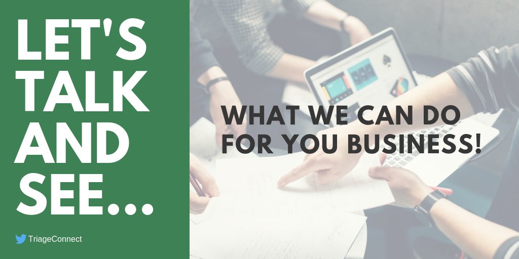 TriageConnect's tweet photo. Are you looking to upgrade your business? You've come to the right place! Visit our website for a full description of our IT services. https://t.co/JGnmtPQHAT  #ITConsulting #NetworkSecurity #ITservices #HealthcareIT #ServerManagement https://t.co/OJQd2m371h